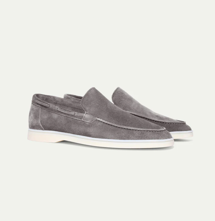 Lorenzo – Klasyczne zamszowe loafers dla mężczyzn