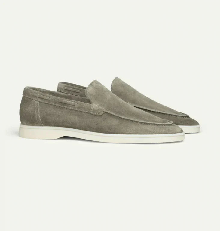 Lorenzo – Klasyczne zamszowe loafers dla mężczyzn