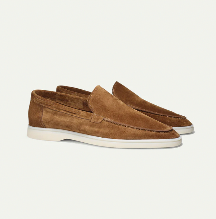 Lorenzo – Klasyczne zamszowe loafers dla mężczyzn