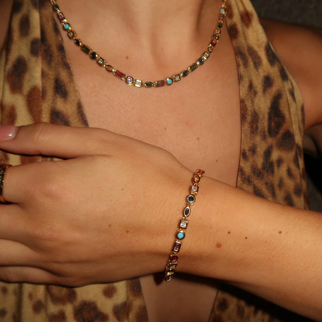 Nozomi – Pulsera kolorowa de cristales