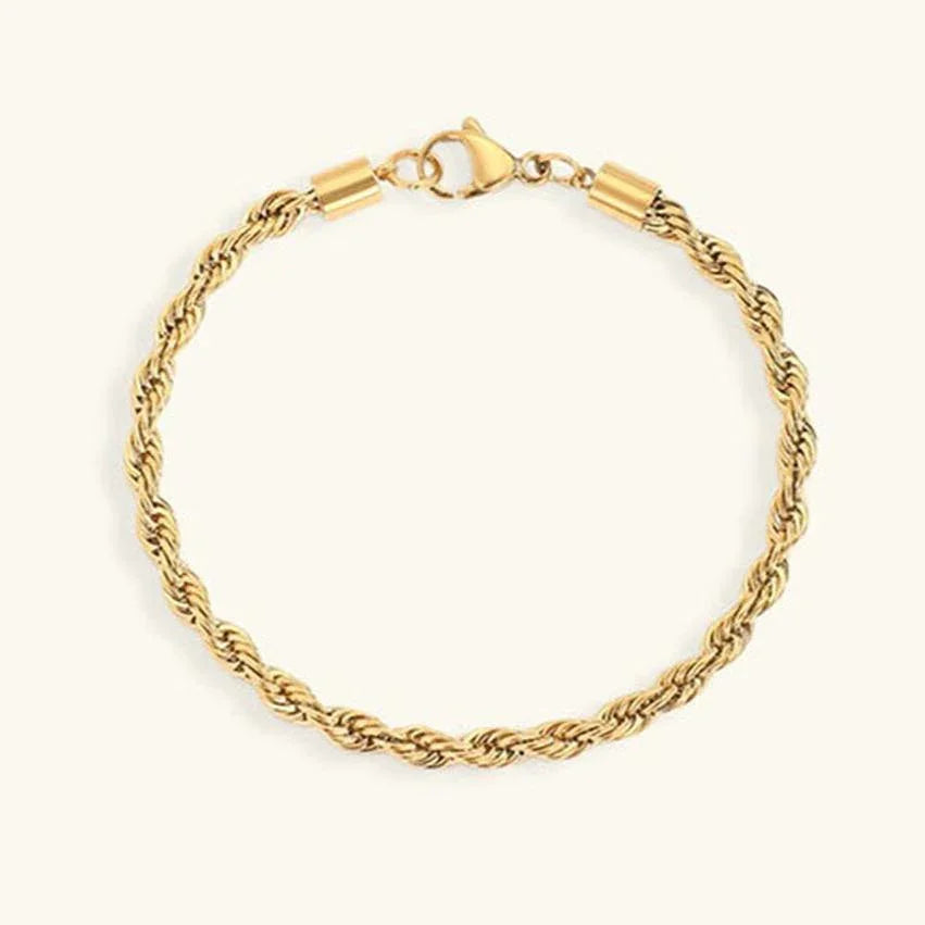Gigi – Pulsera z łańcuchów złotych sznurków elegancka