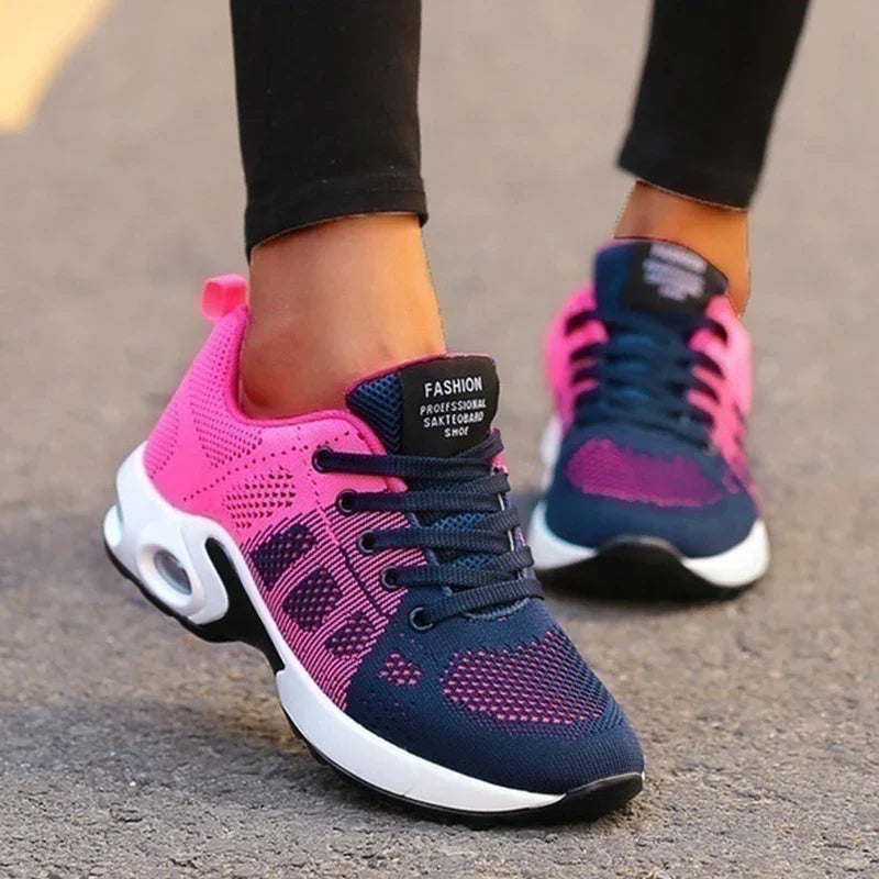 Gianna - Buty Sportowe z Wysoką Podeszwą