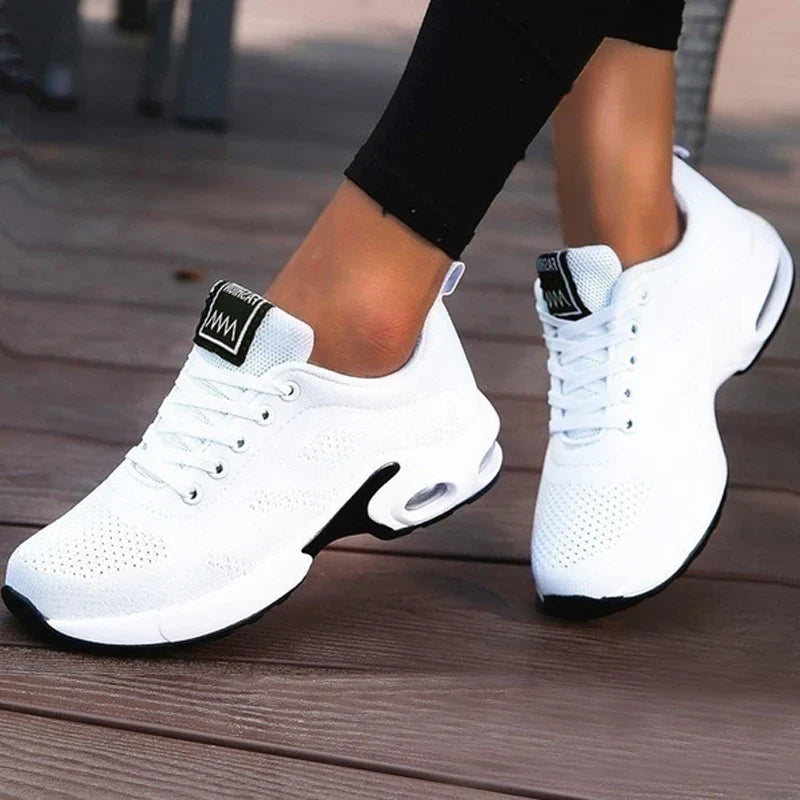 Gianna - Buty Sportowe z Wysoką Podeszwą