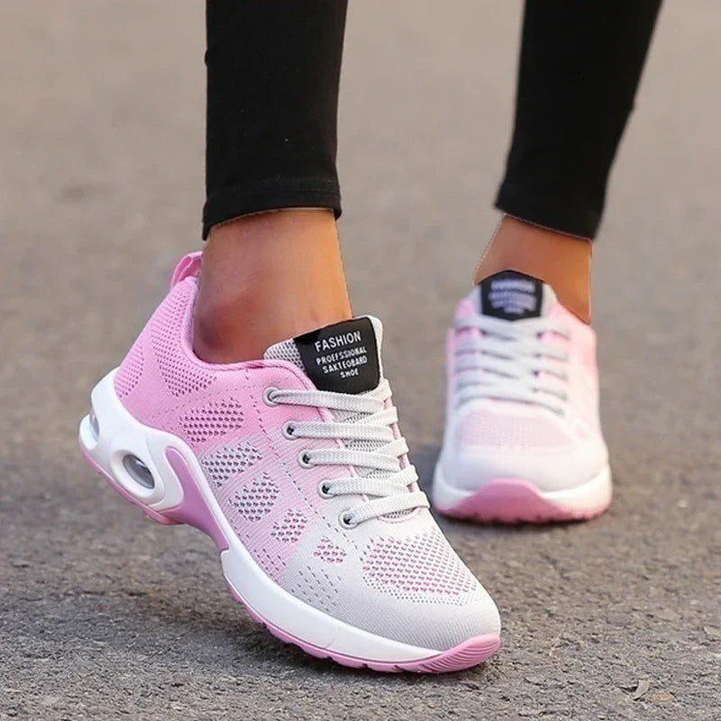 Gianna - Buty Sportowe z Wysoką Podeszwą