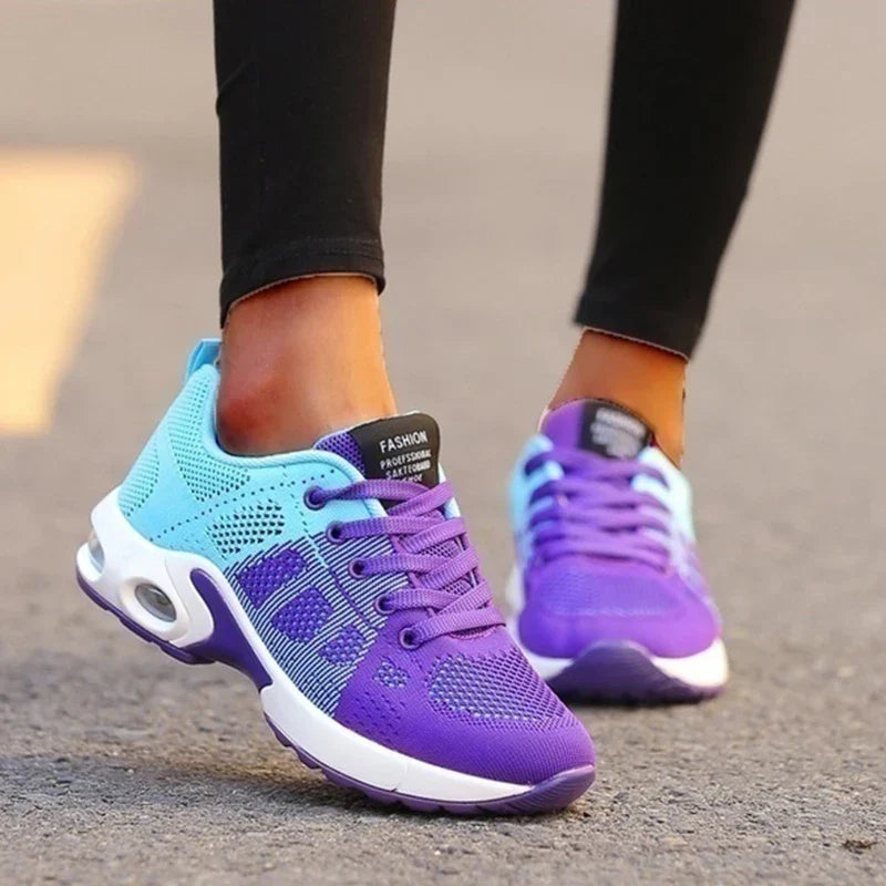 Gianna - Buty Sportowe z Wysoką Podeszwą