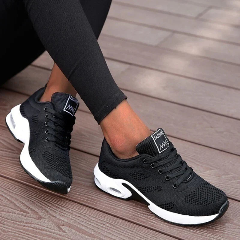 Gianna - Buty Sportowe z Wysoką Podeszwą