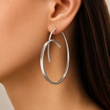 Becca – Kolczyki z Formą Spirali Eleganckiej