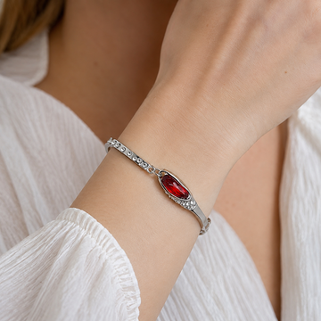 Miku – Pulsera elegancka ozdobiona szafirami