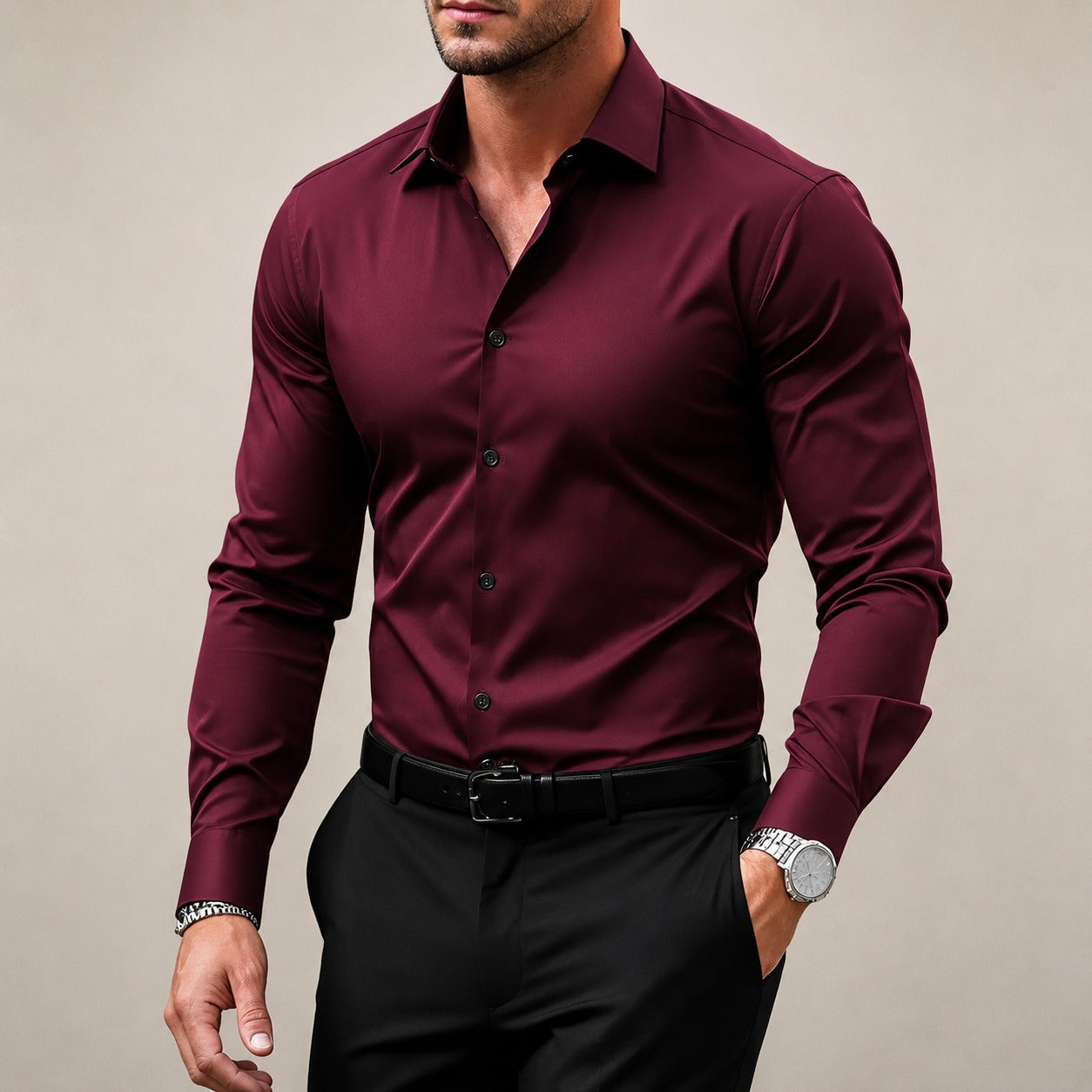 Gibbs - Formalna Koszula Slim Fit