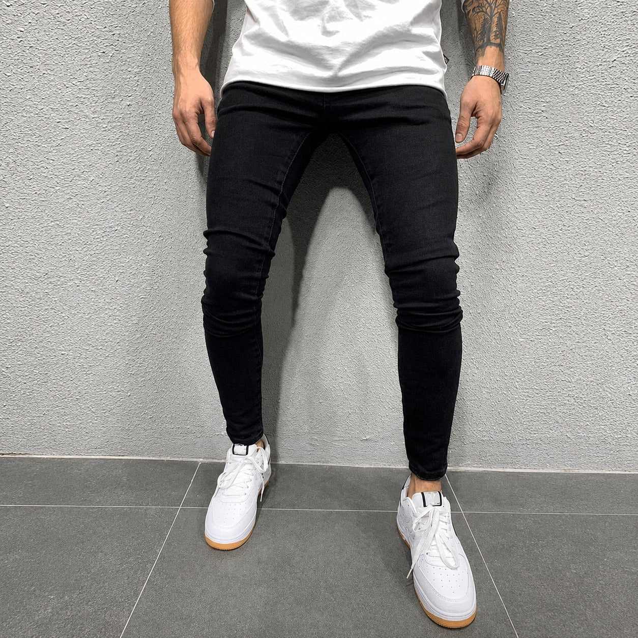 Keelan - Modne obcisłe jeansy slim fit