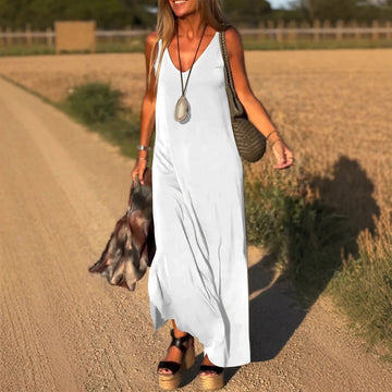 Riley - Luźna Maxi Sukienka