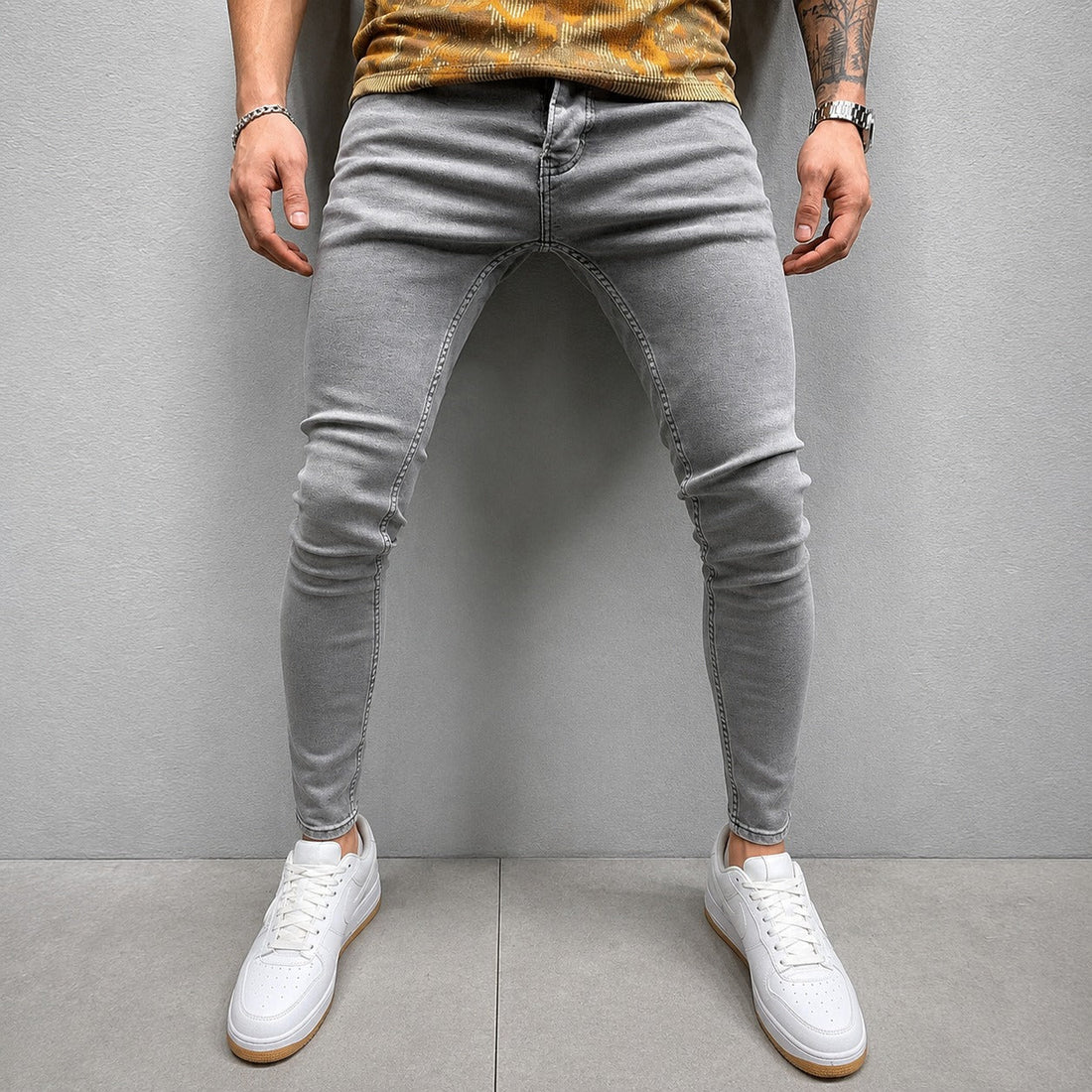 Keelan - Modne obcisłe jeansy slim fit