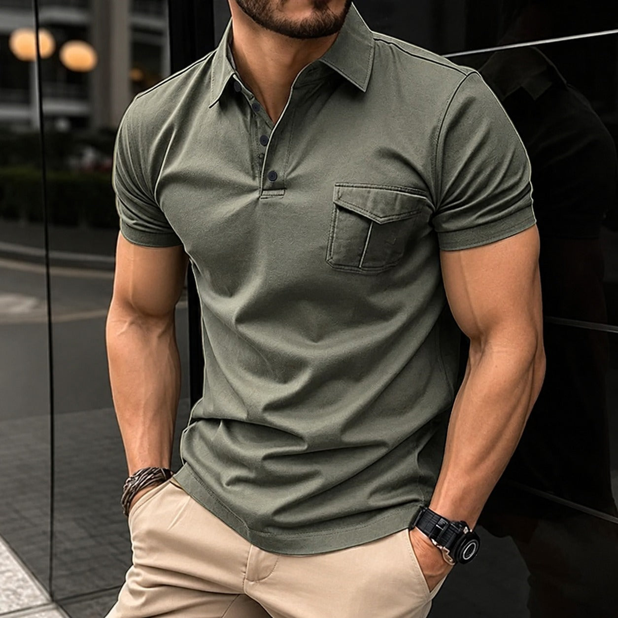 Jayden - Stylowa dopasowana koszulka polo
