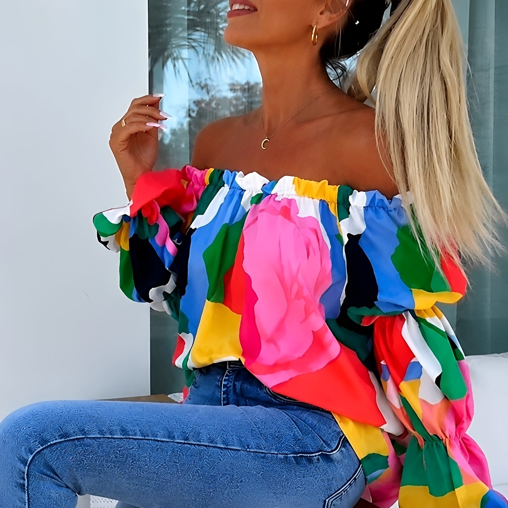 Priya - Stylowa Kolorowa Bluzka