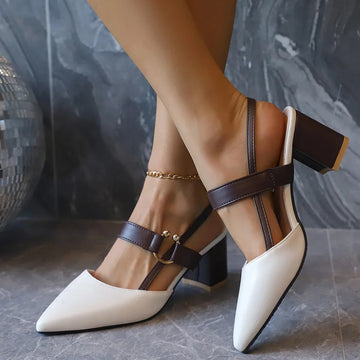 Caelan - Sandały na obcasie typu slingback