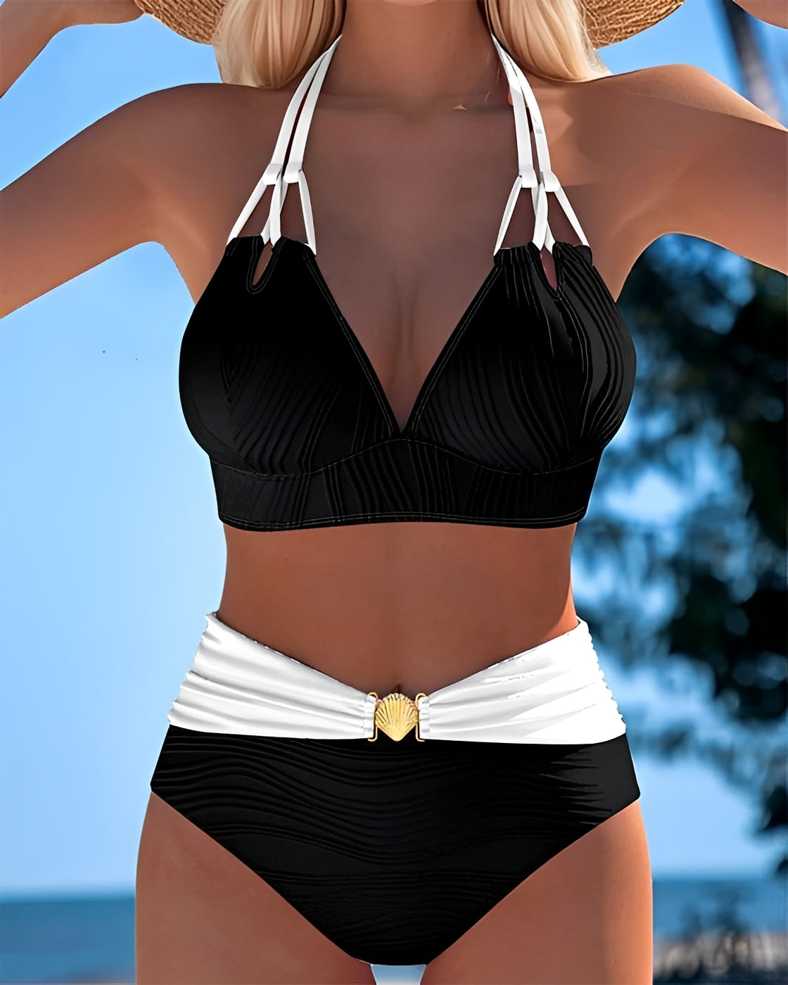 Camille - Stylowe Wysokie Bikini