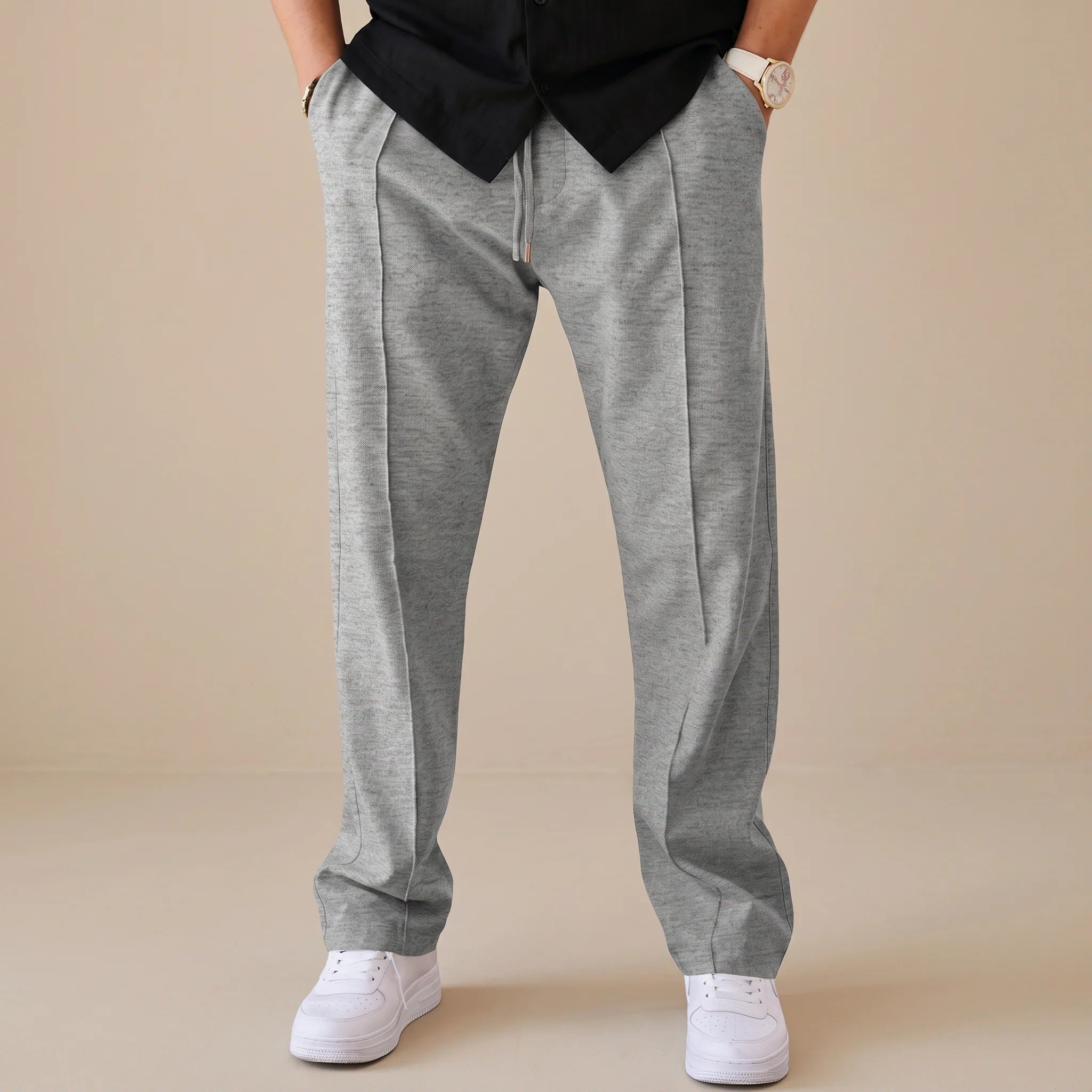Chandler - Minimalistyczne Proste Spodnie Jogger