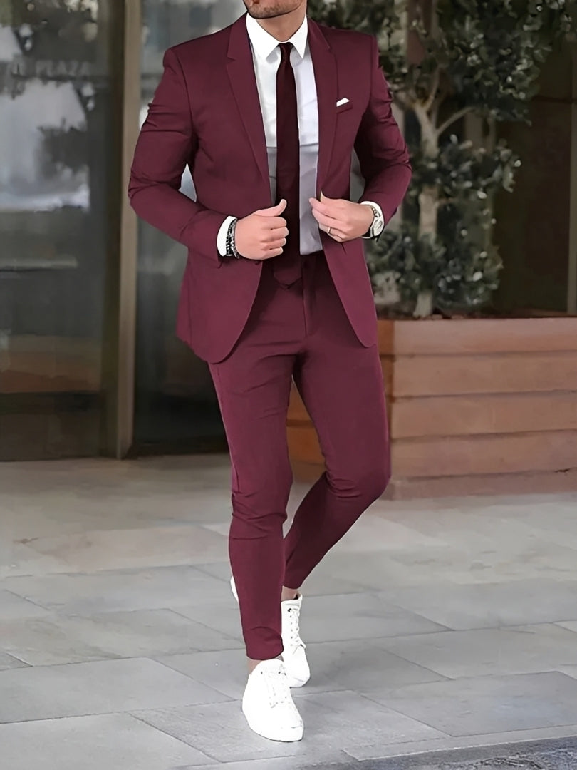 Zion - Formalny Garnitur Slim Fit