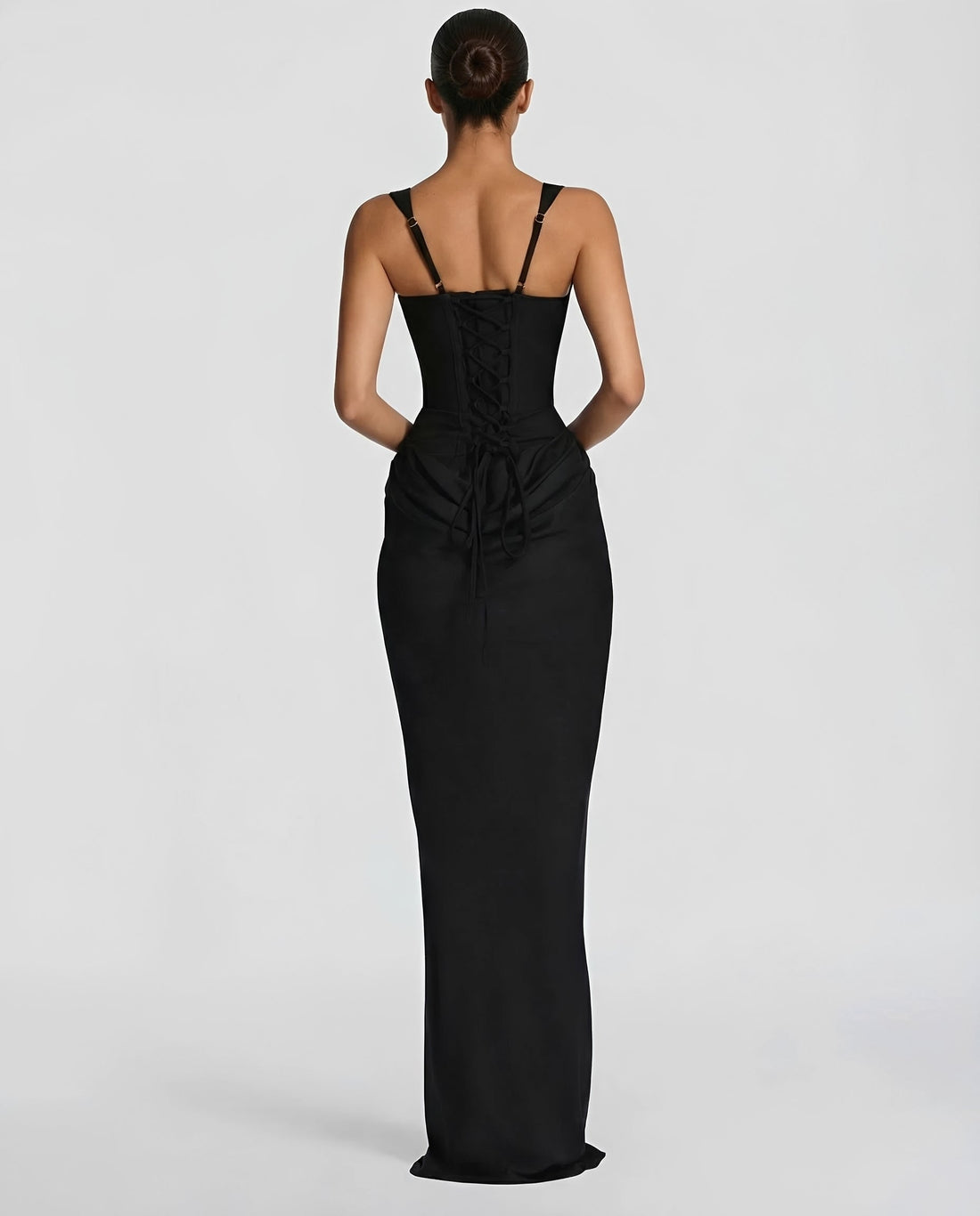 Dorsey - Elegancka sukienka maxi z gorsetem