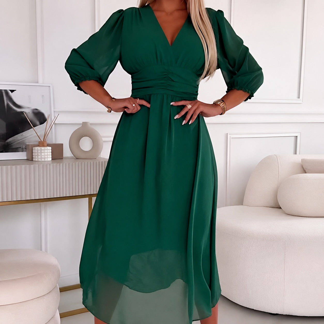 Greta - Elegancka wygodna sukienka