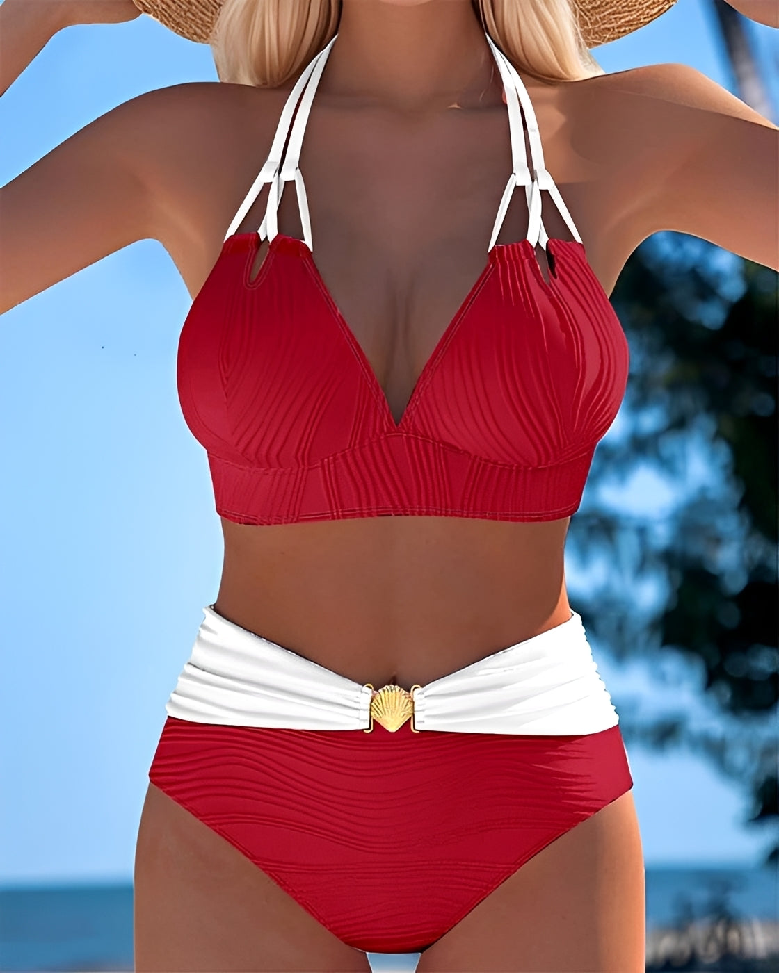 Camille - Stylowe Wysokie Bikini