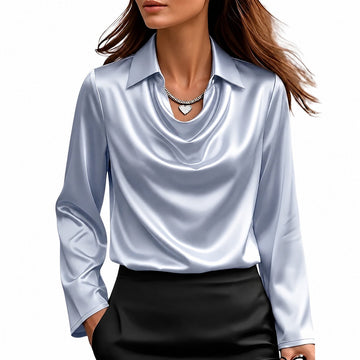 Dionne - Elegancka bluzka z długim rękawem dla kobiet