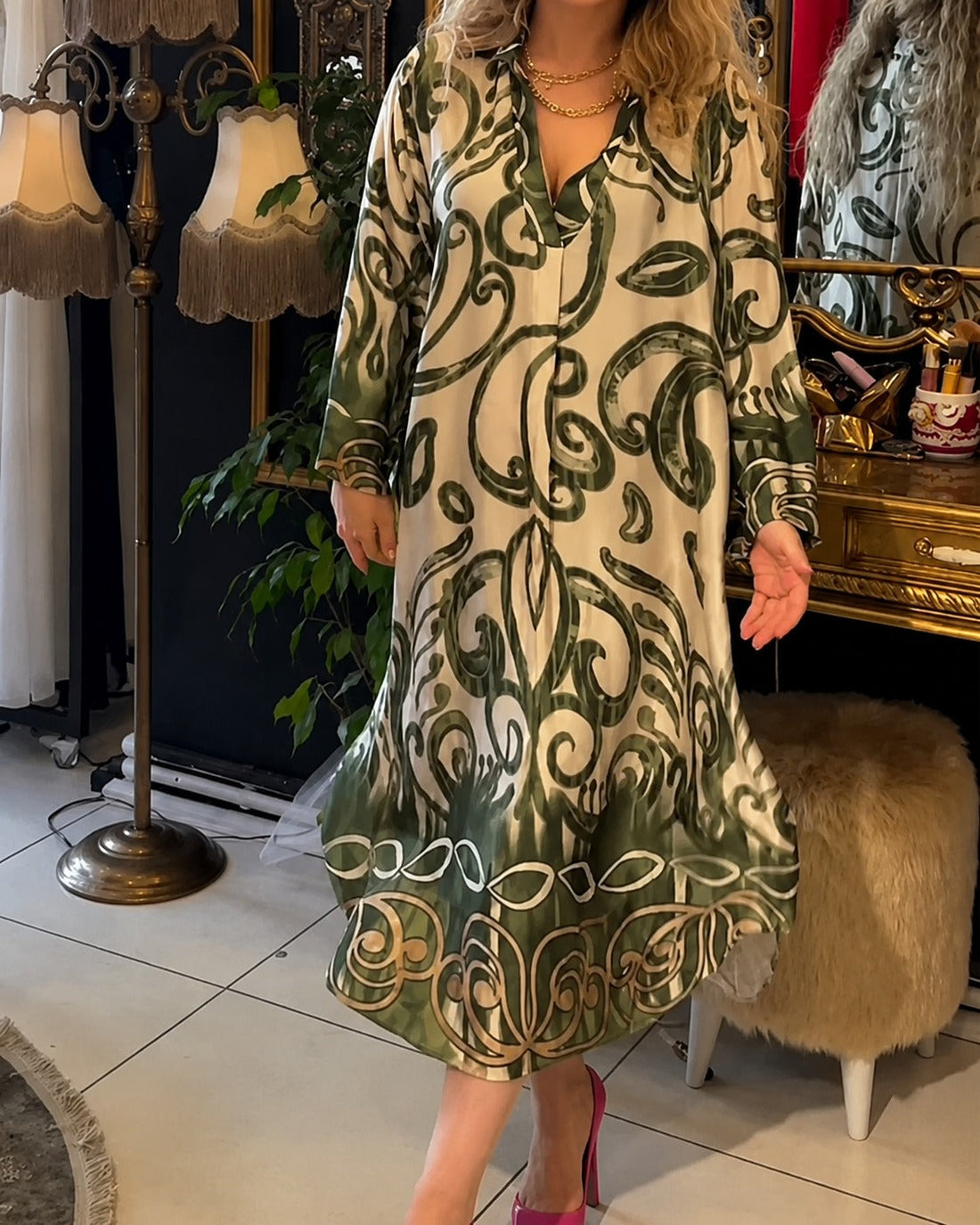 Paula - Stylowa Luźna Sukienka
