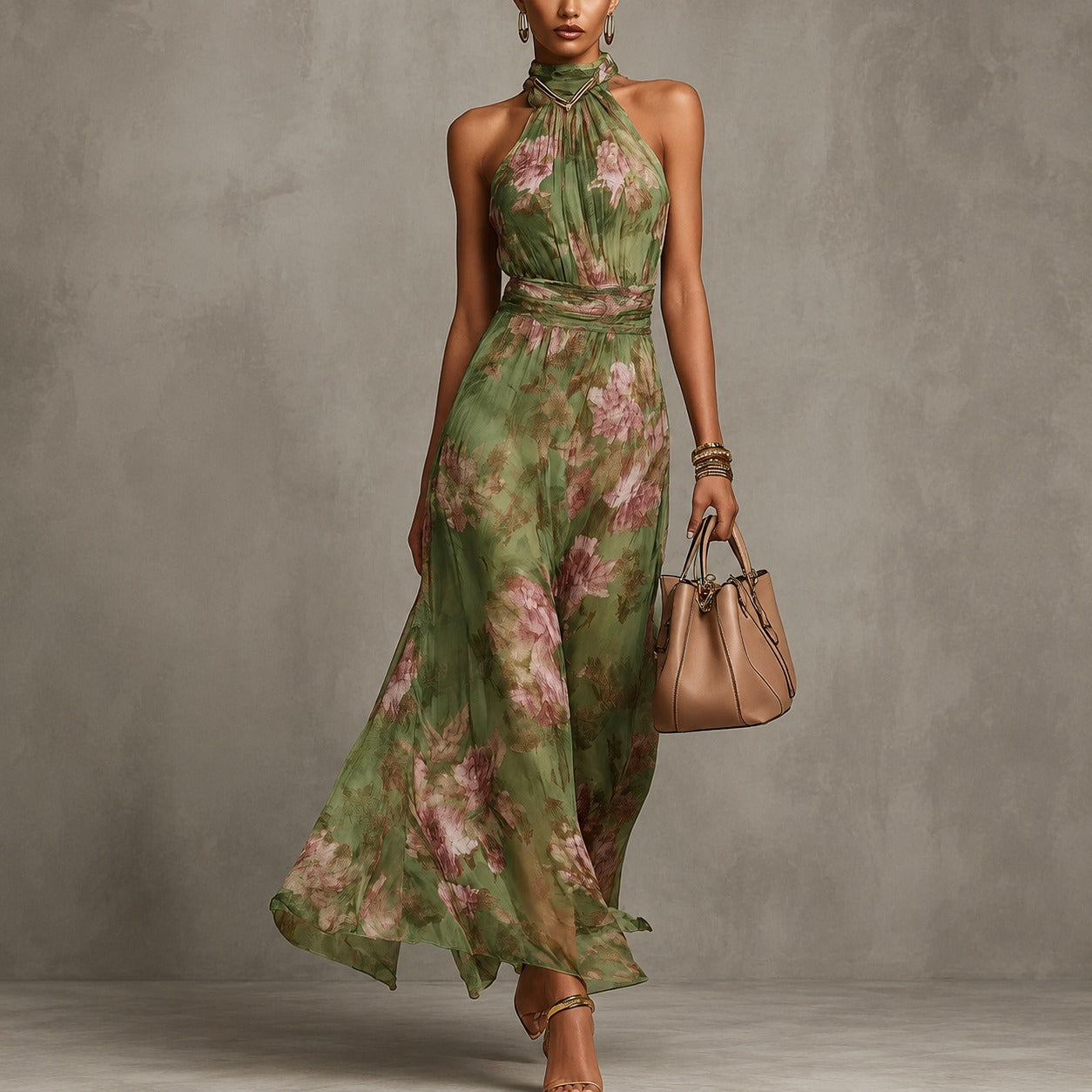 Emelia - Stylowa boho sukienka maxi