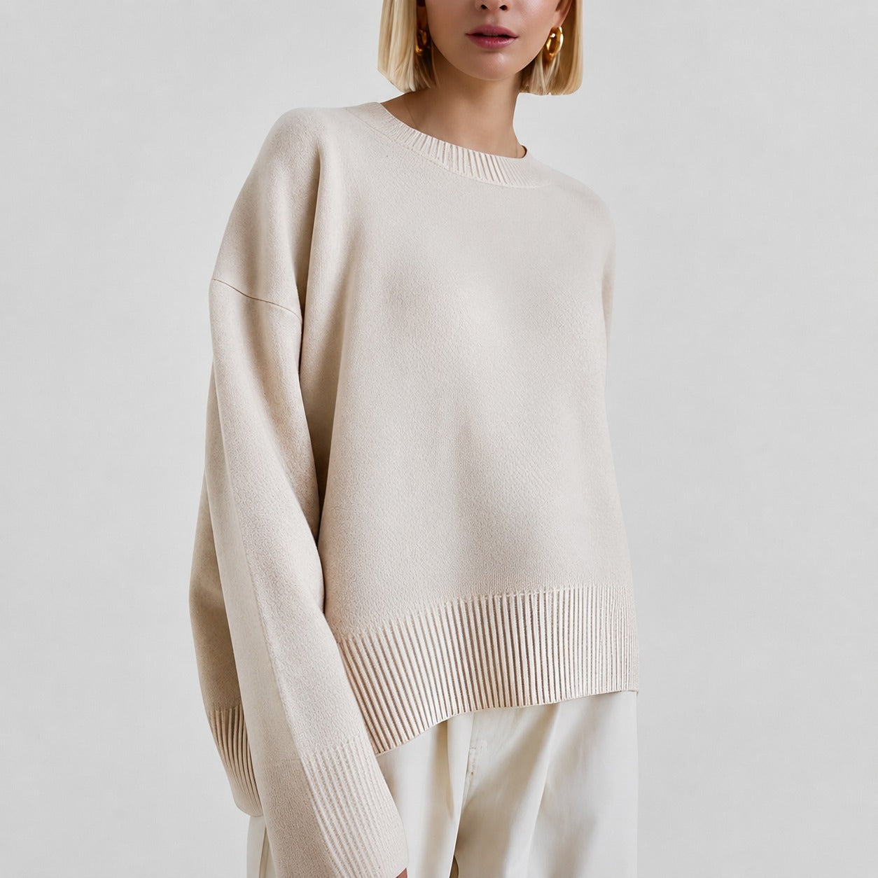Pamella - Modny oversize sweter dla kobiet