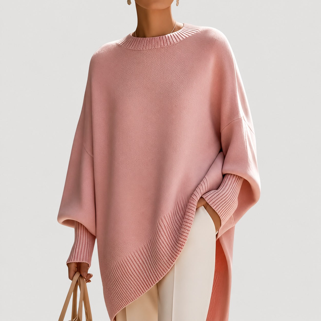 Pamella - Modny oversize sweter dla kobiet