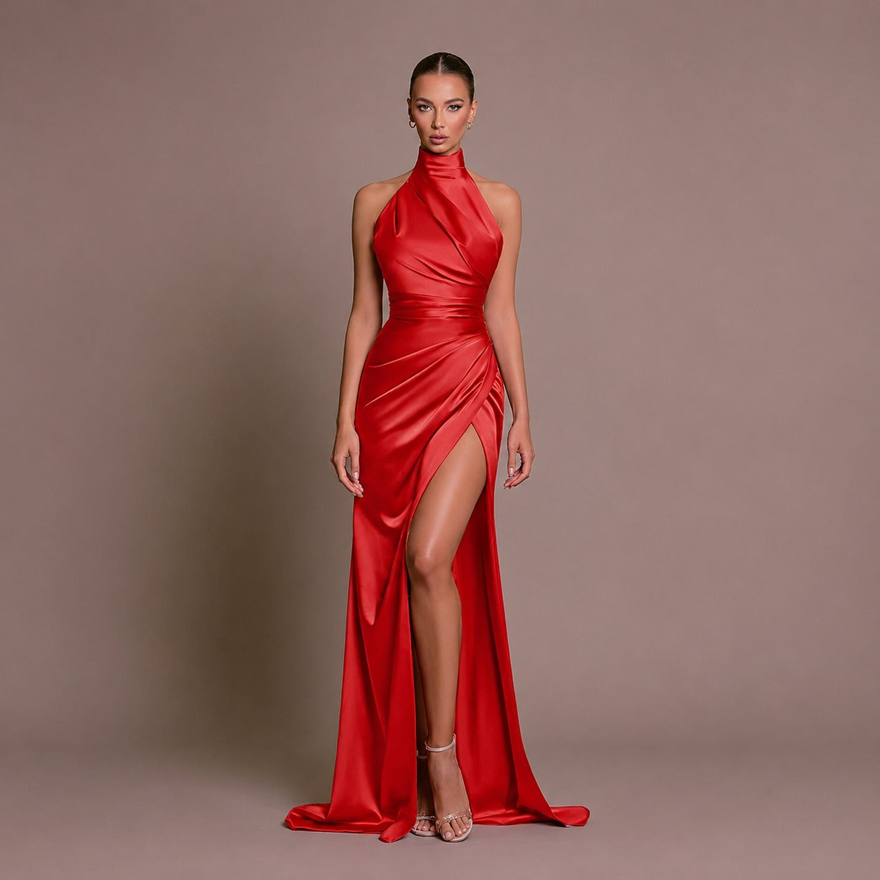 Elle - Elegancka długa sukienka