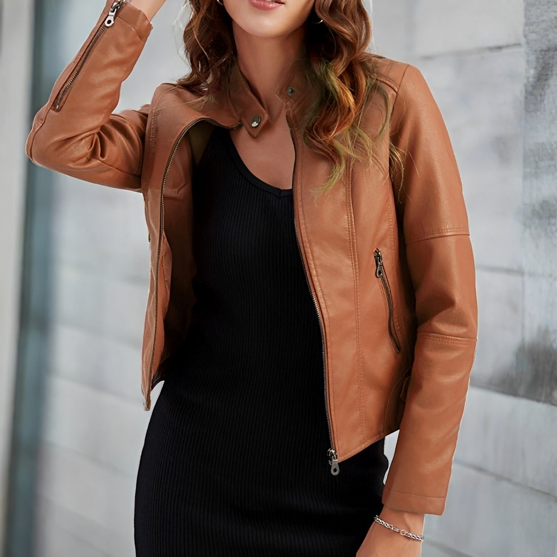 Everly - Stylowa Kurtka na Zamek