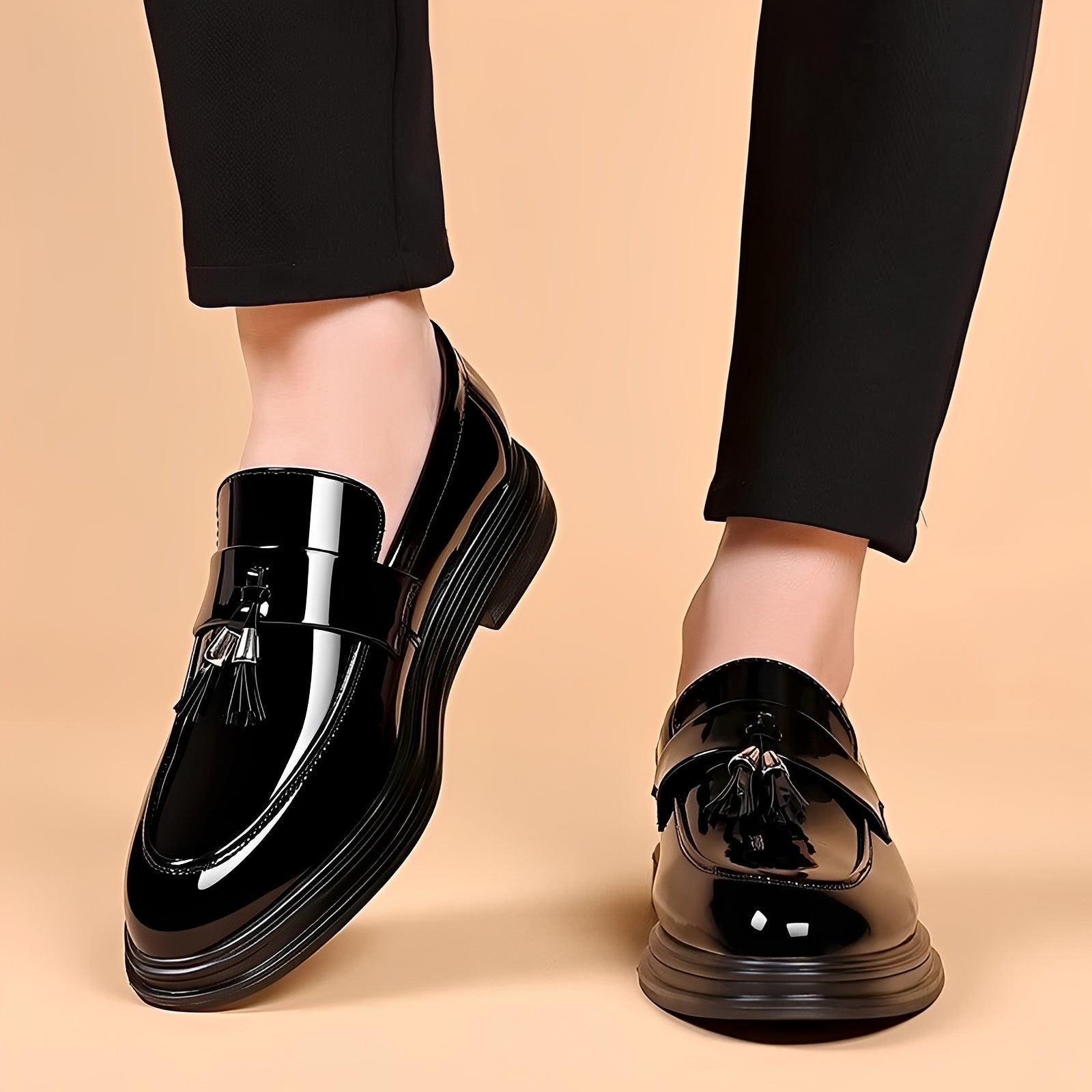 Jeevan - Buty Wizytowe z Miękką Gumową Podeszwą