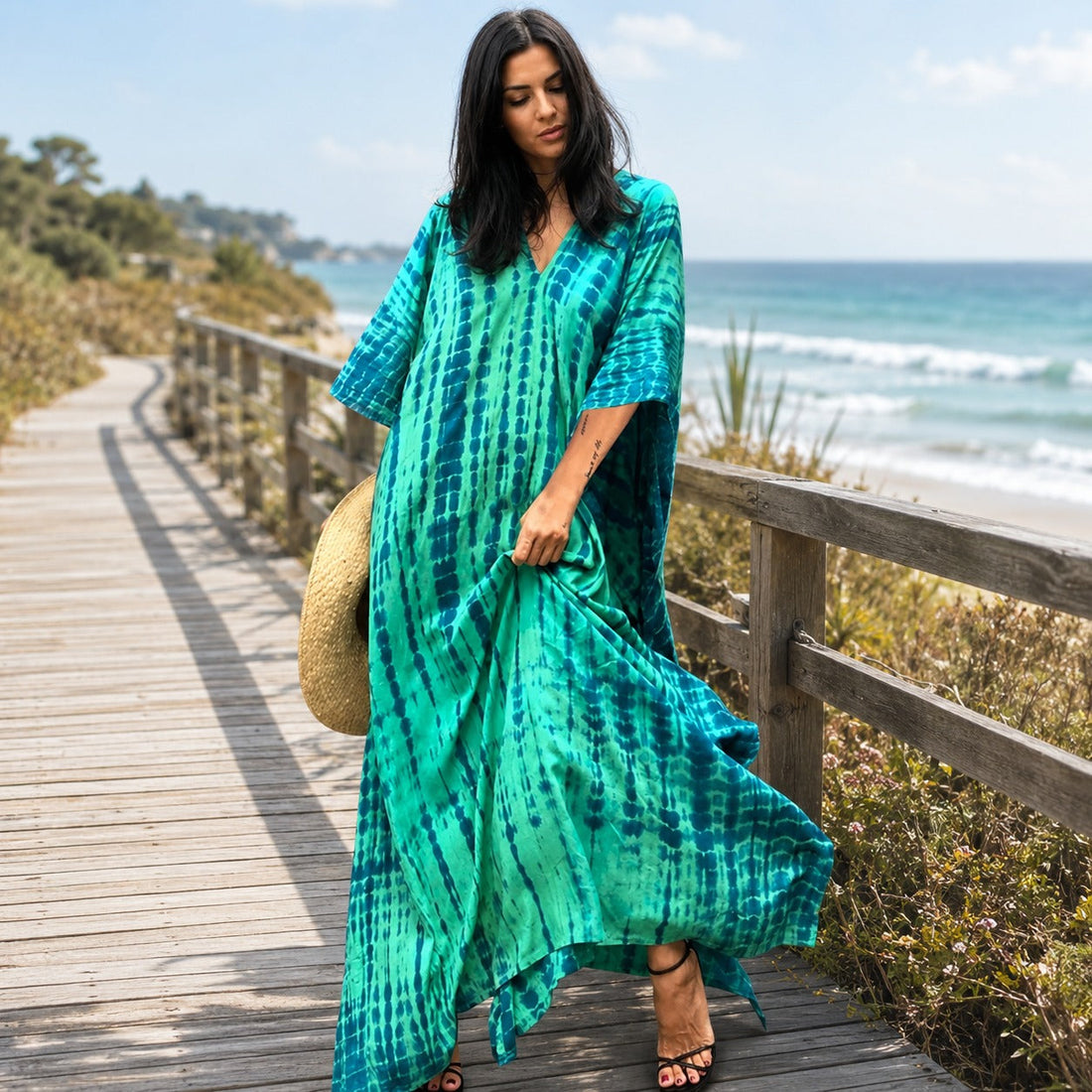 Emmy - Stylowa Sukienka Boho Maxi
