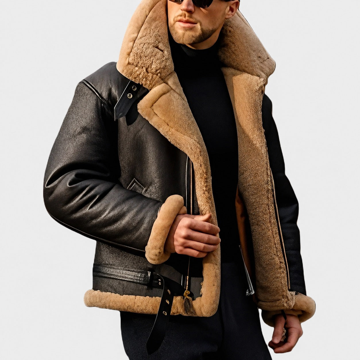 Jeffrey - Stylowa męska kurtka z ciepłą podszewką