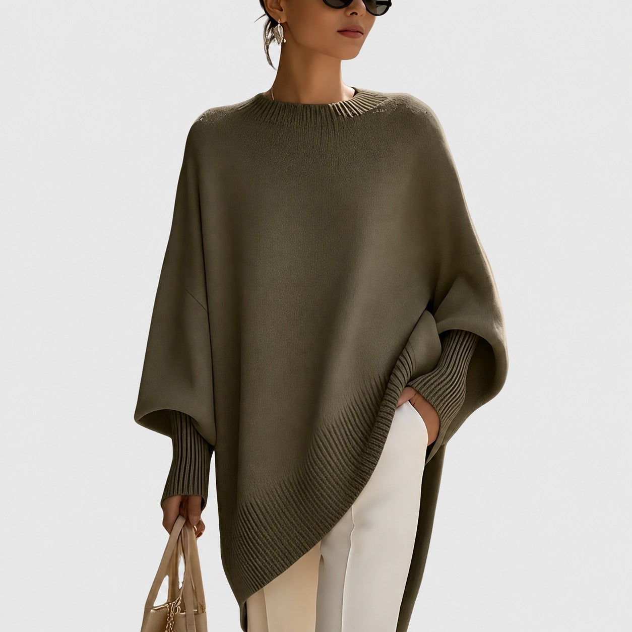 Pamella - Modny oversize sweter dla kobiet