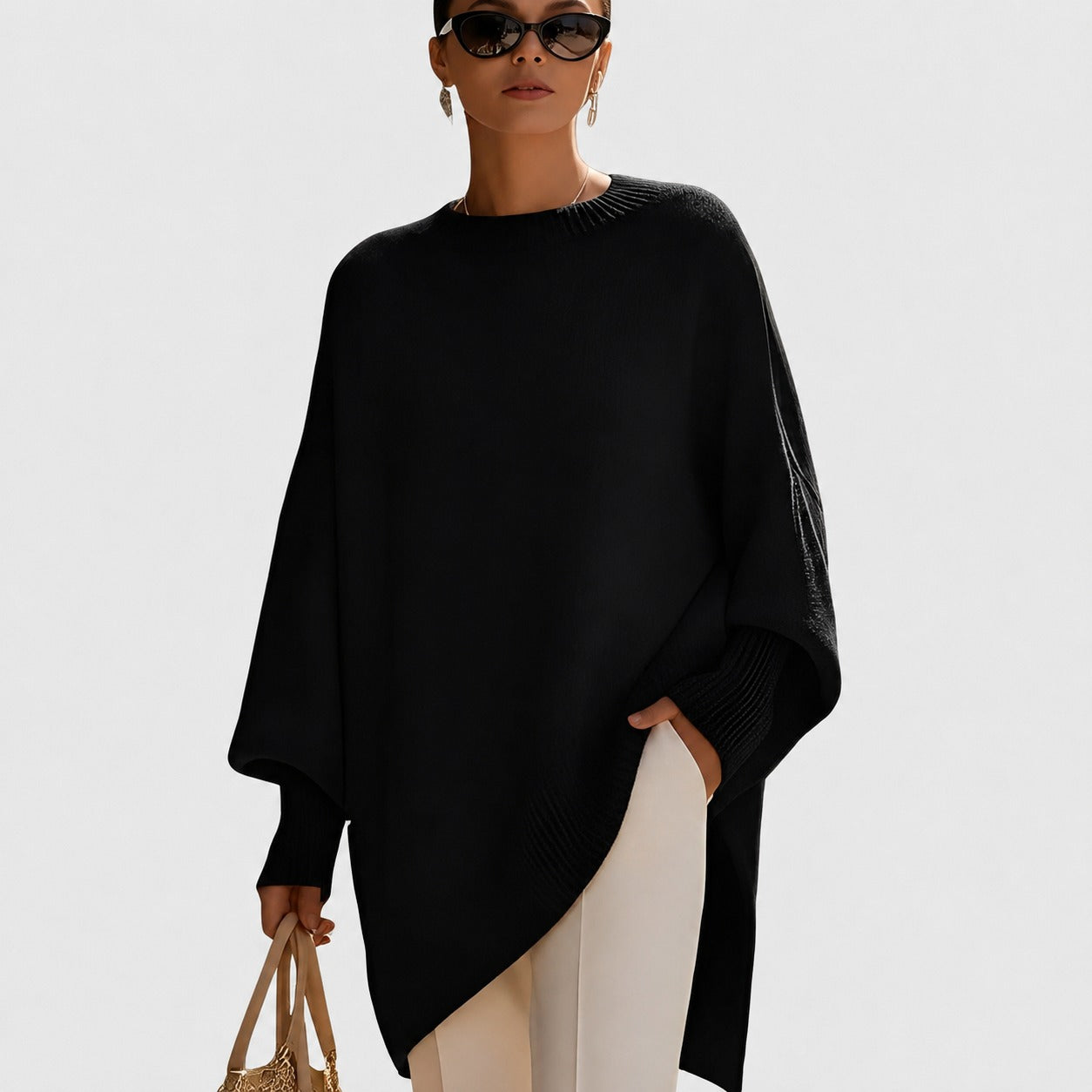 Pamella - Modny oversize sweter dla kobiet