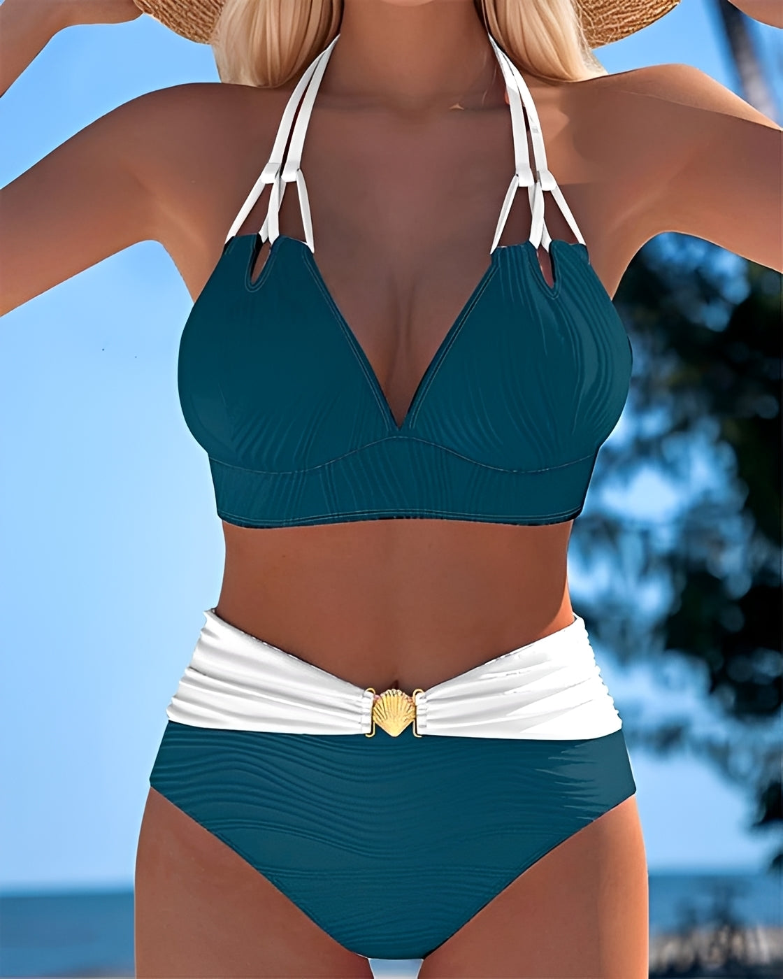 Camille - Stylowe Wysokie Bikini
