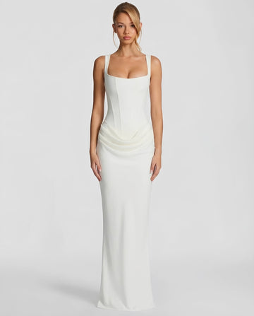 Dorsey - Elegancka sukienka maxi z gorsetem