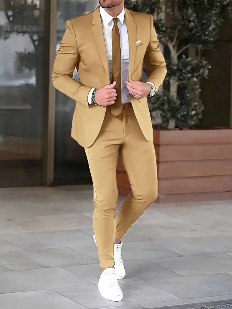 Zion - Formalny Garnitur Slim Fit