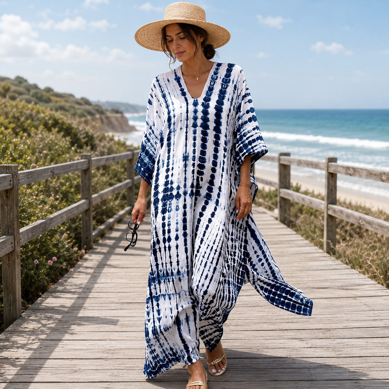 Emmy - Stylowa Sukienka Boho Maxi