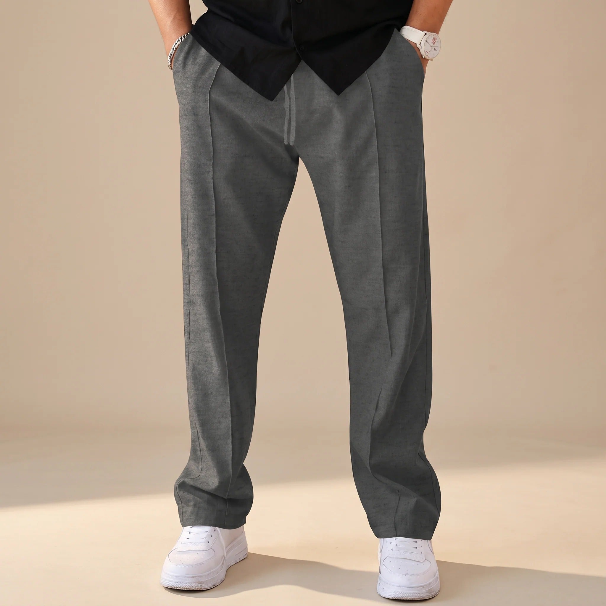 Chandler - Minimalistyczne Proste Spodnie Jogger