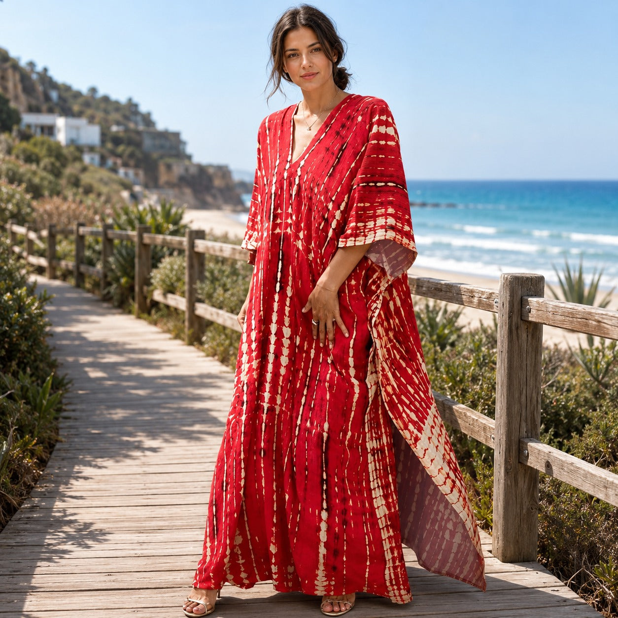 Emmy - Stylowa Sukienka Boho Maxi