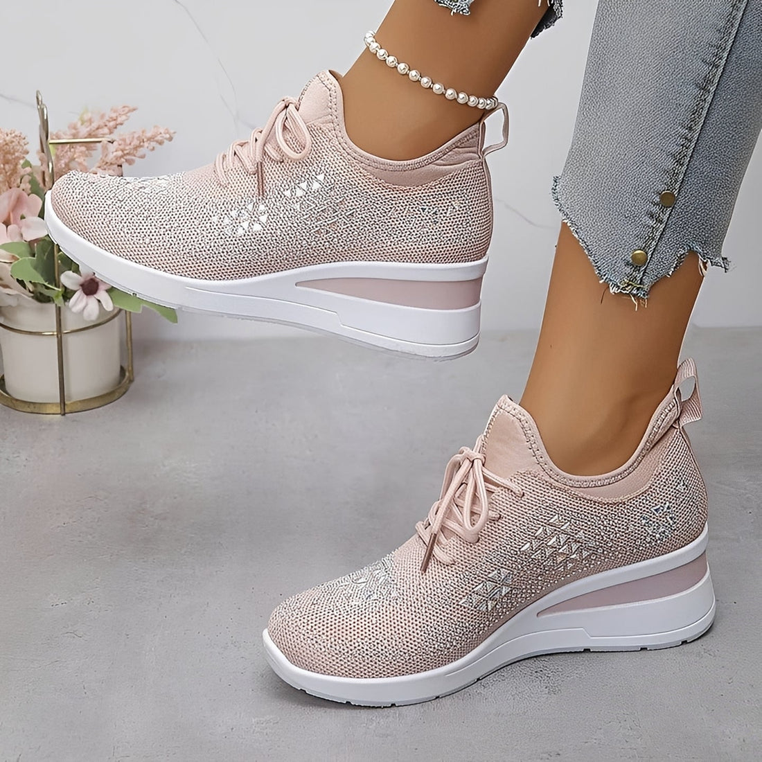 Brenda - Stylowe Buty na Koturnie