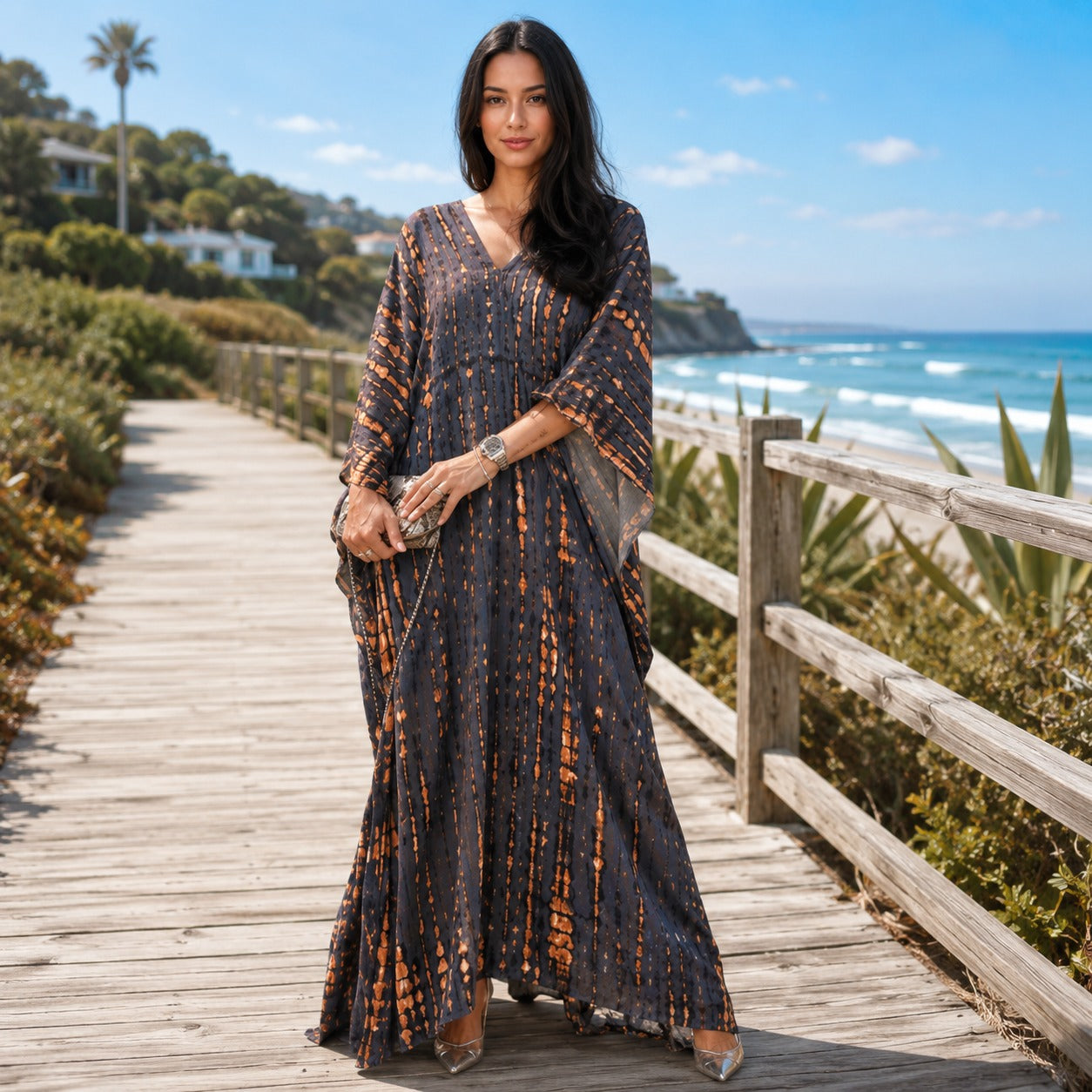 Emmy - Stylowa Sukienka Boho Maxi