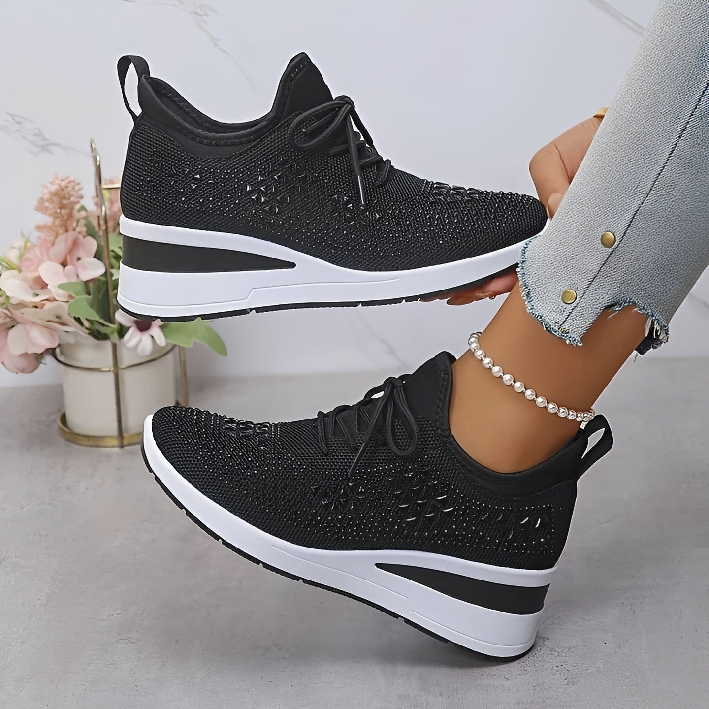 Brenda - Stylowe Buty na Koturnie