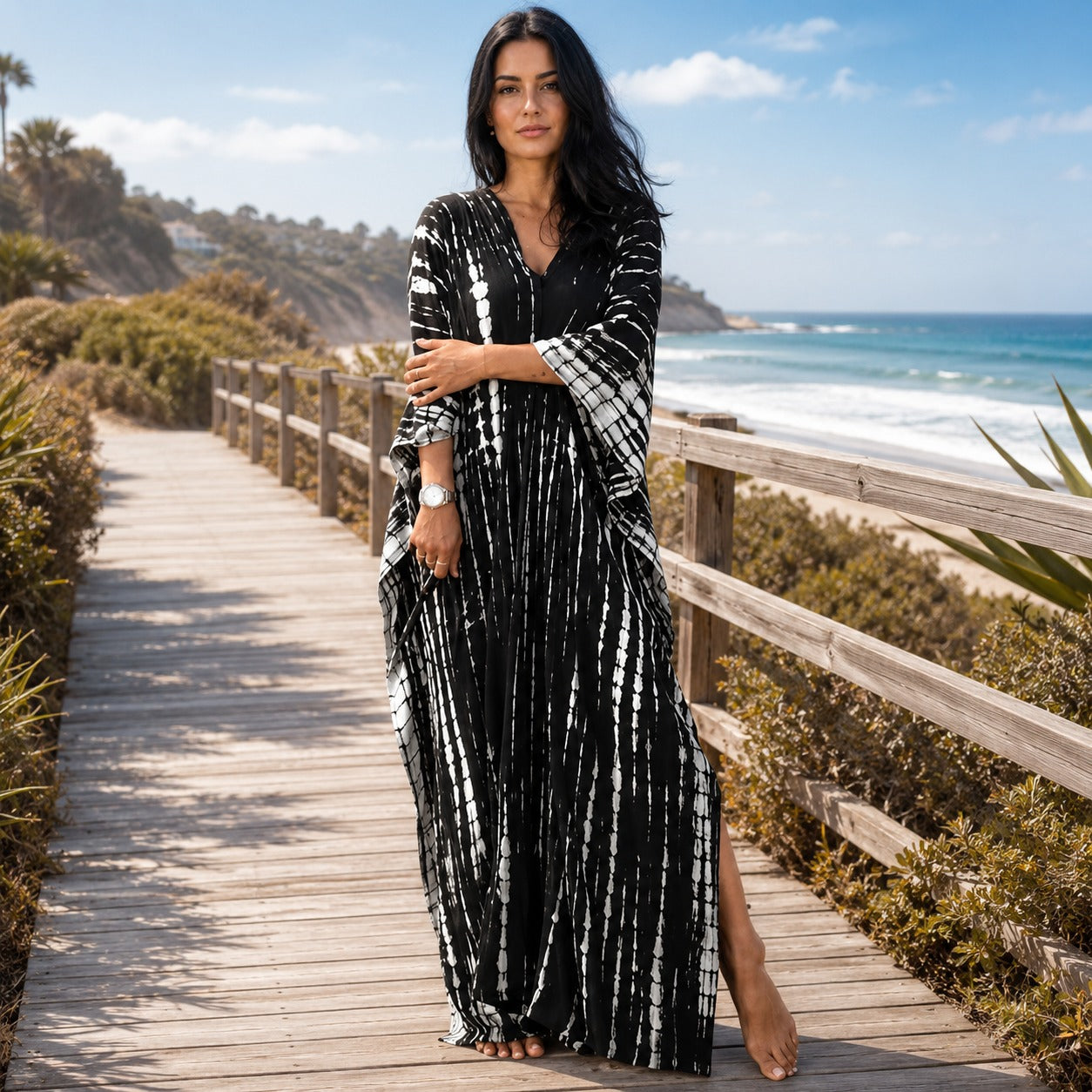 Emmy - Stylowa Sukienka Boho Maxi