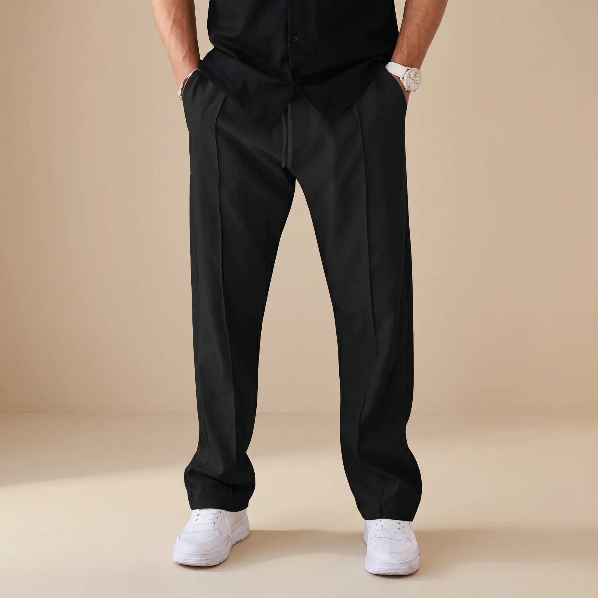 Chandler - Minimalistyczne Proste Spodnie Jogger