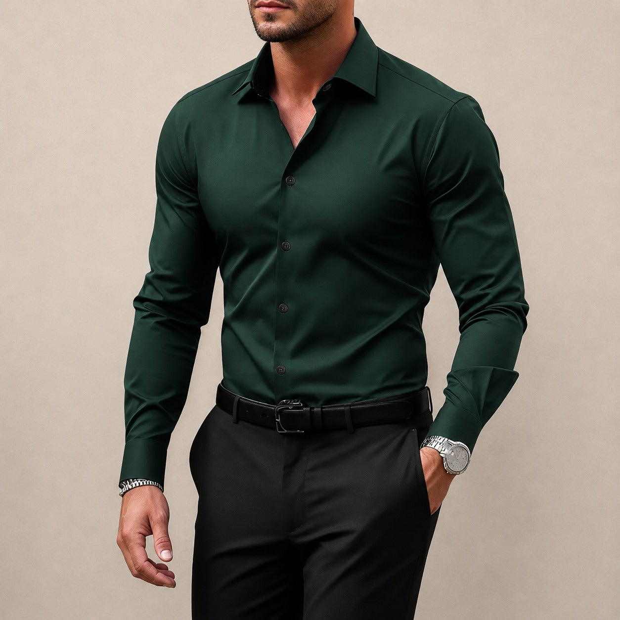 Gibbs - Formalna Koszula Slim Fit