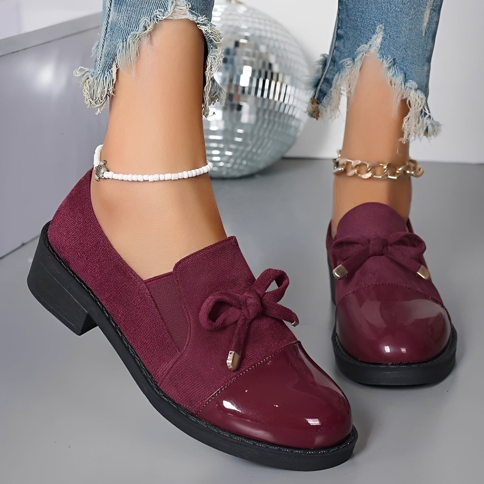 Janet - Stylowe masywne loafersy